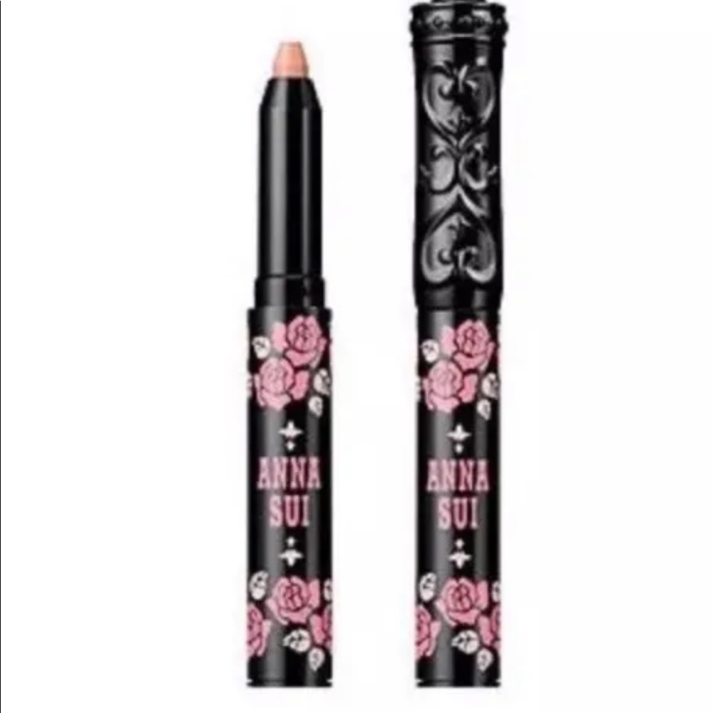 New Anna Sui Lip Crayon, 702- Peach Beige 0.05 oz Made In Japan